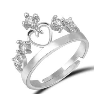 Ladies Princess/Queen Diamond Crown Ring